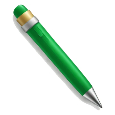 Un stylo vert  sticker