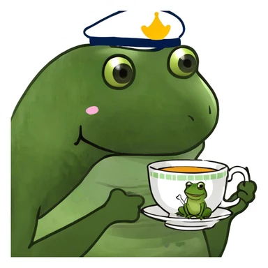 glass of tea sticker