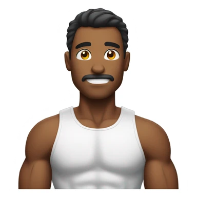 Man with muscles  sticker