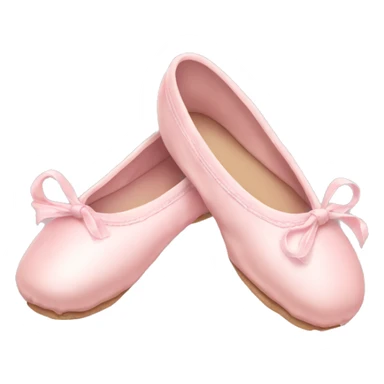 pastel pink ballet shoes sticker