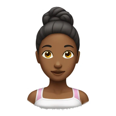 girl getting a massage sticker