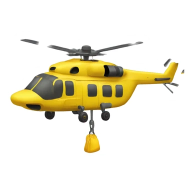 cute helicopter yellow military sticker