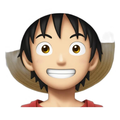 luffy in gear five sticker