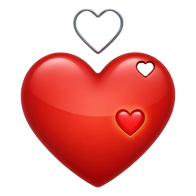 un coeur barré sticker