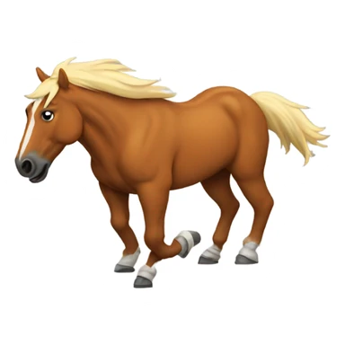 Bronco mascot  sticker