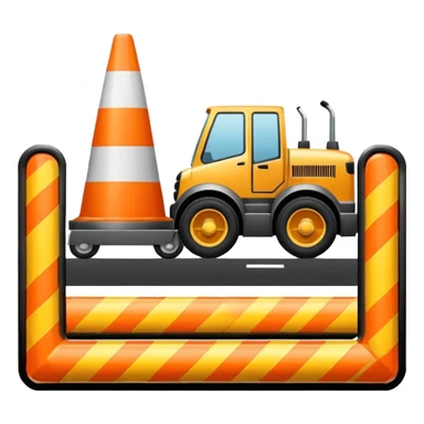 Road Work Construction sticker