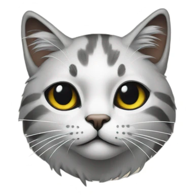 cat graffiti artist sticker