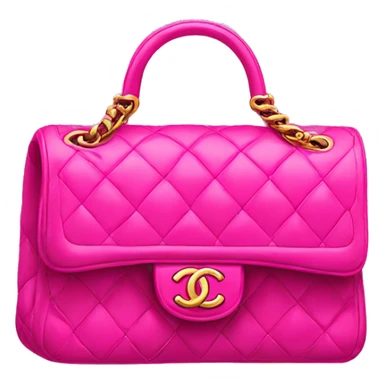 Hot pink Chanel bag sticker