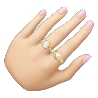 Mettre une bague au doigt sticker