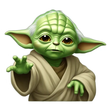 Yoda qui fais un pouce  sticker