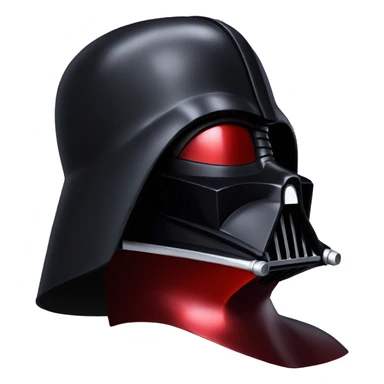 Darth Vader red helmet sticker