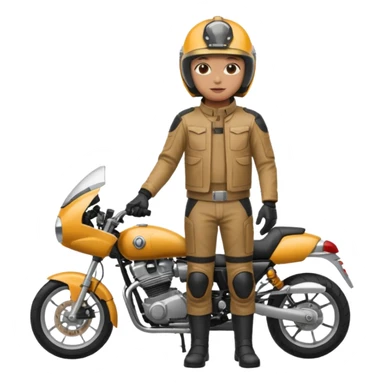 motorcycle human with helmet full body sticker
