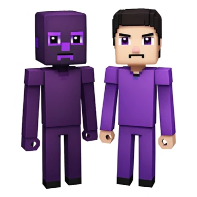 minecraft, Enderman,Herobrine sticker