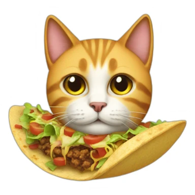 taco cat sticker