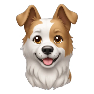 Chien qui monte sur chat sticker