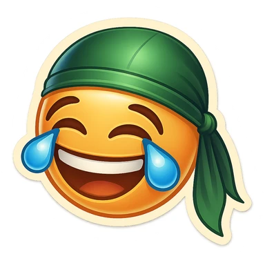 lol face laughing crying
Change His durag To Green sticker