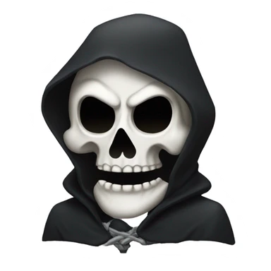 Grim reaper with abs  sticker