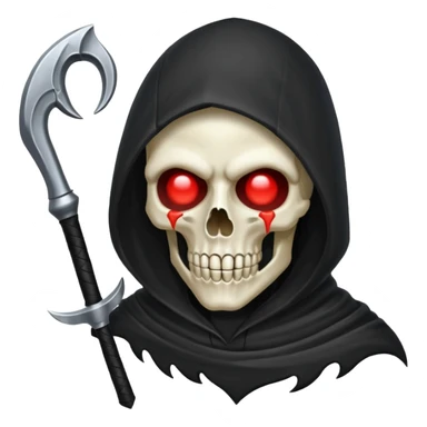 heart eyes reaper sticker