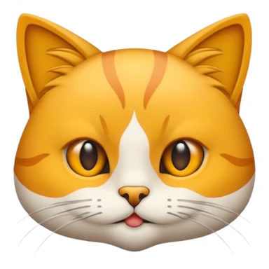 Tüylü beyaz Kedi sticker