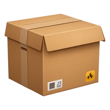 make delivery box  sticker