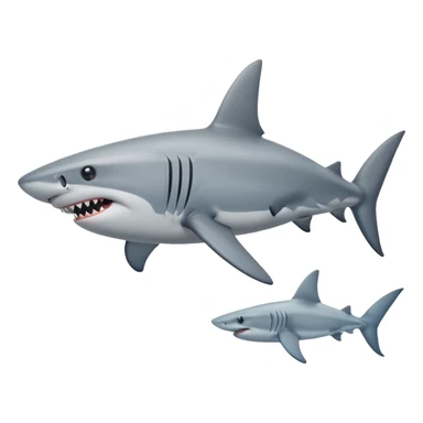 Un tiburón con patas sticker