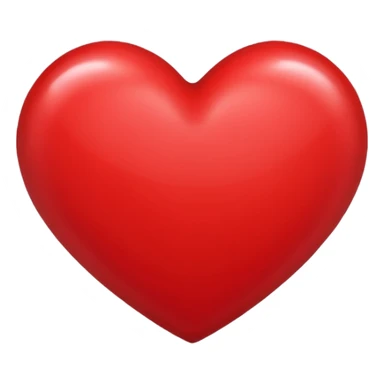 Red heart R sticker