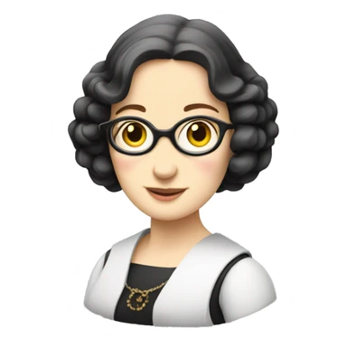 Ada Lovelace at a computer sticker