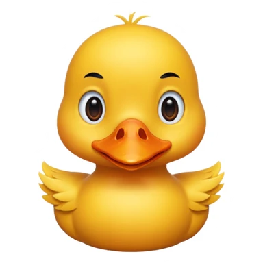 Cute duck sticker