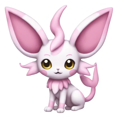 Kawaii Sylveon-Espeon-Pokémon full body sticker