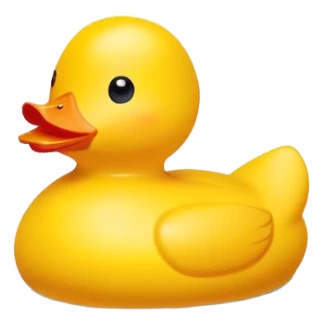 yellow duck sticker