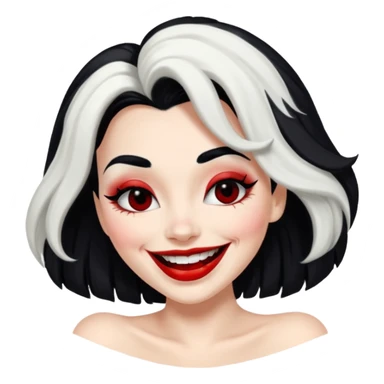 Cruella laughing sticker