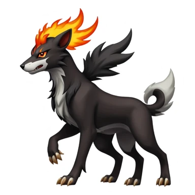 Houndoom-Mightyena (full body) sticker