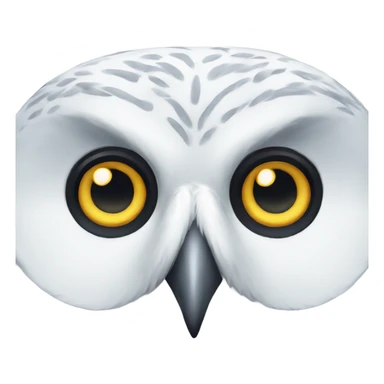 Snow owl sticker