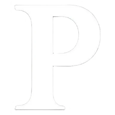 i want p logo whit started e sticker