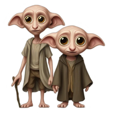 Dobby et Harry Potter sticker