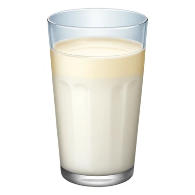 Glass of milk sticker