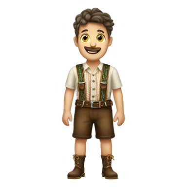 Lederhosen sticker