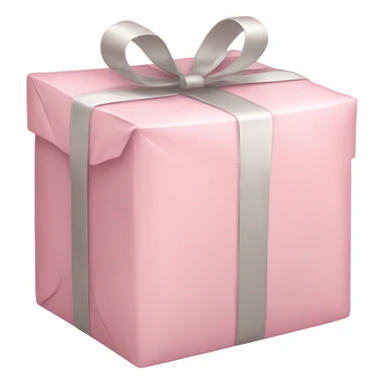 light pink package sticker