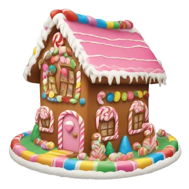 Candy land gingerbread house  sticker