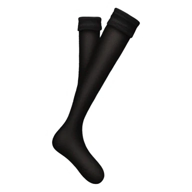 Black stockings sticker