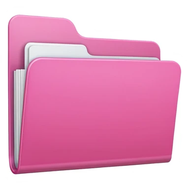 Carpeta rosa claro sticker