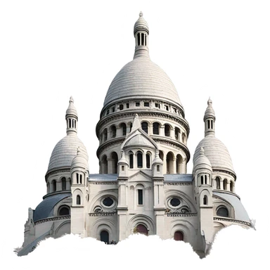 sacré coeur montmartre sticker
