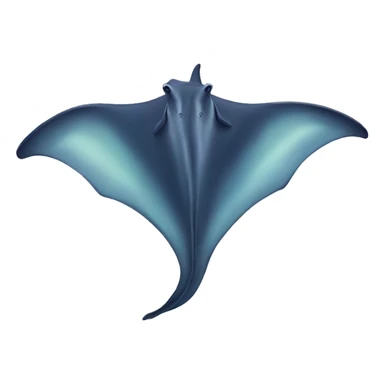 Friendly and wise manta ray sticker
