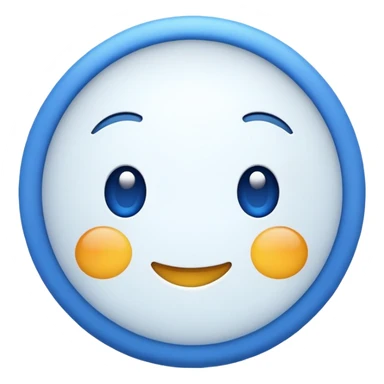 Emoji blu non vedo  sticker