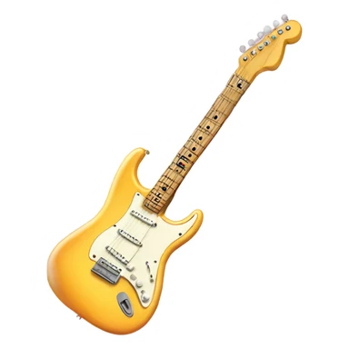 Smiling Stratocaster in the sun sticker