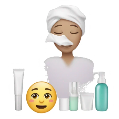 Skincare sticker