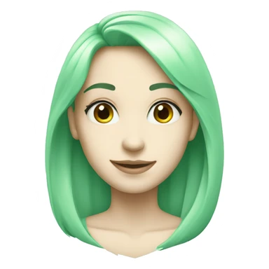 heart pastel green sticker