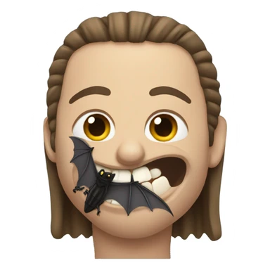 ozzy biting a bat sticker