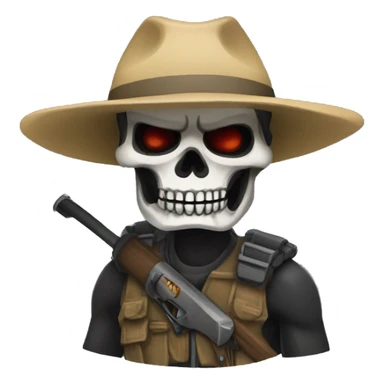 caveira de fogo sticker