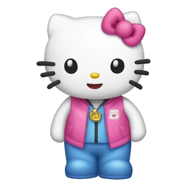 hello kitty  sticker